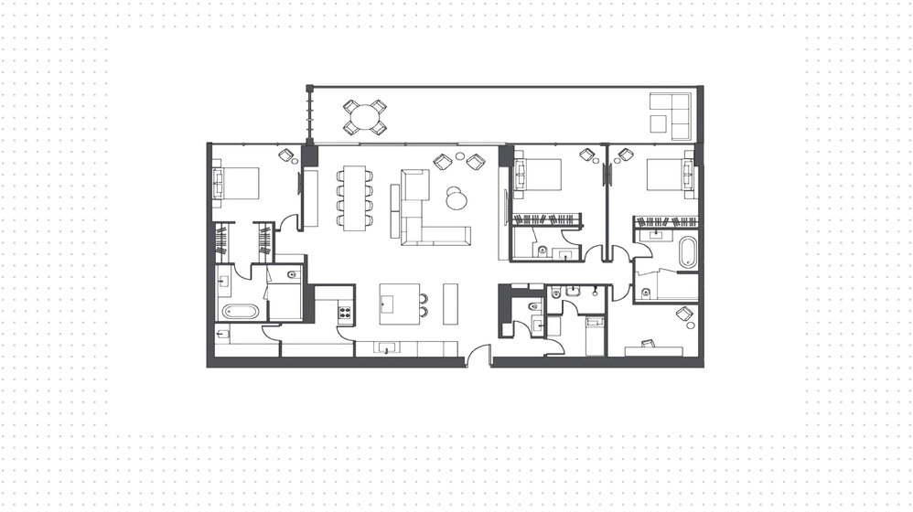 Immobilie kaufen - 3 Zimmer - Dubai, VAE – Bild 9