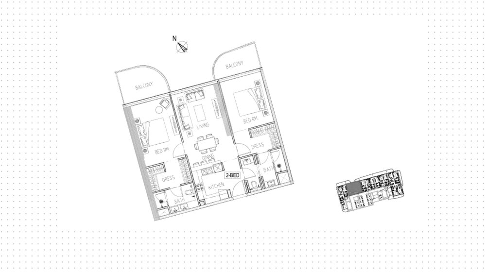 4910 stüdyo daire satın al - Dubai şehri, BAE – resim 13