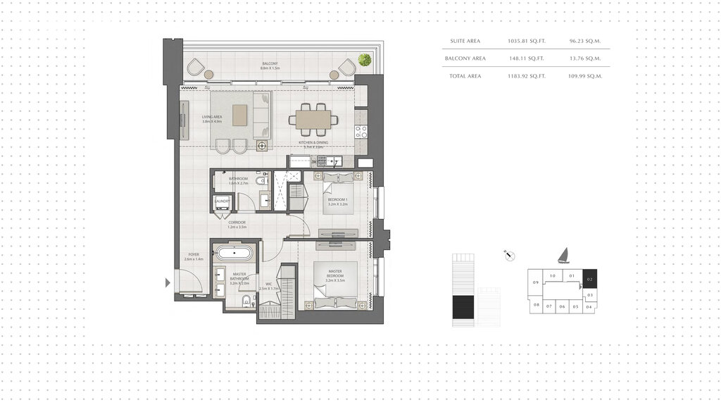 Apartamentos a la venta - Dubai - Comprar para 815.500 $ — imagen 1