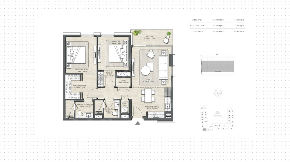 Immobilie kaufen - 2 Zimmer - Dubai Hills Estate, VAE – Bild 18