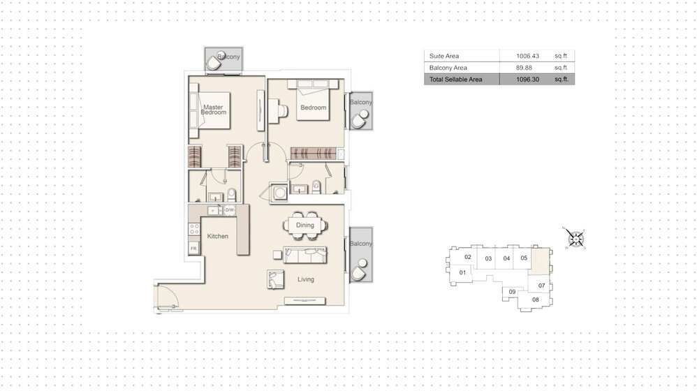 Immobilie kaufen - 2 Zimmer - Jumeirah Village Circle, VAE – Bild 33