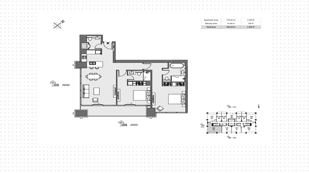 Купить недвижимость - 2 комнатные - Business Bay, ОАЭ - изображение 12
