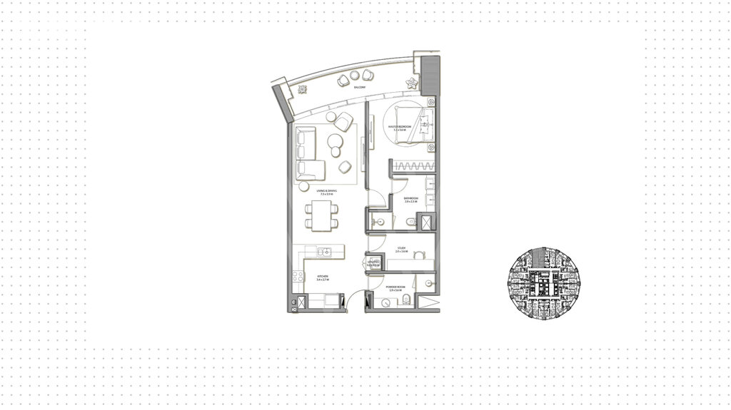 Apartamentos a la venta - Comprar para 1.358.700 $ — imagen 1