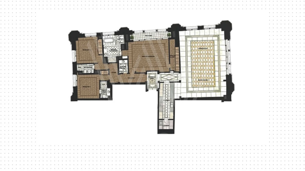 Compre 424 apartamentos  - 3 habitaciones - EAU — imagen 25