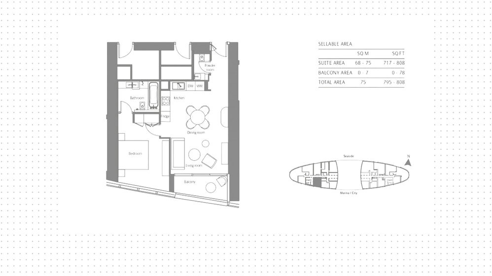 Immobilie kaufen - 1 Zimmer - JBR, VAE – Bild 21