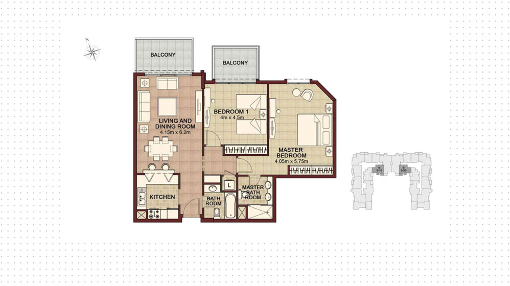 Acheter 431 appartement - Abu Dhabi, Émirats arabes unis – image 20