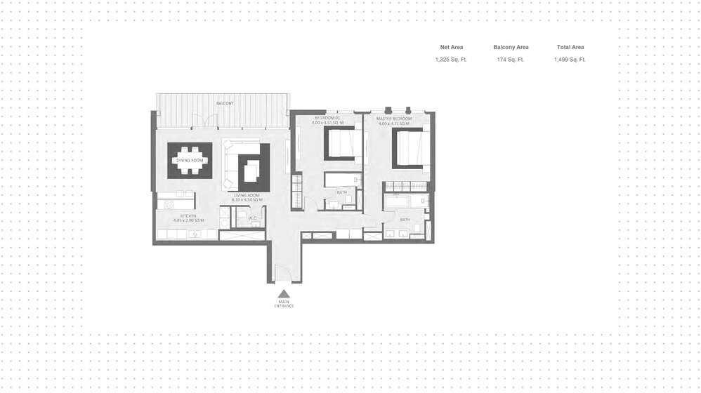 Compre 942 apartamentos  - 2 habitaciones - EAU — imagen 9