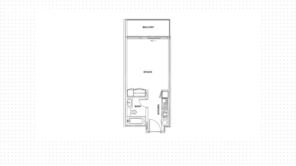 Апартаменты на продажу - город Дубай - Купить за 160 700 $ - изображение 1