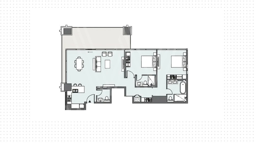 Compre 603 apartamentos  - Business Bay, EAU — imagen 1