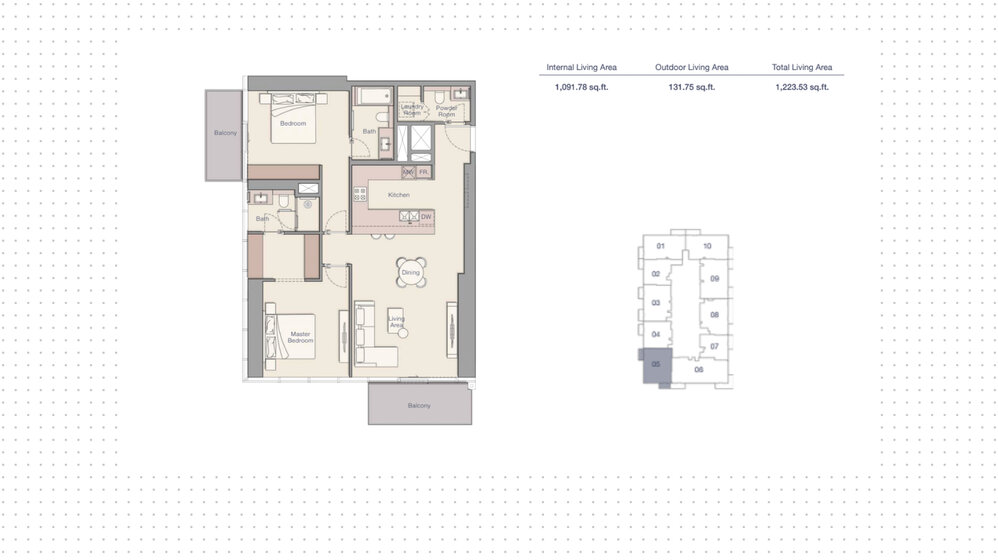 Immobilie kaufen - 2 Zimmer - Jumeirah Lake Towers, VAE – Bild 19