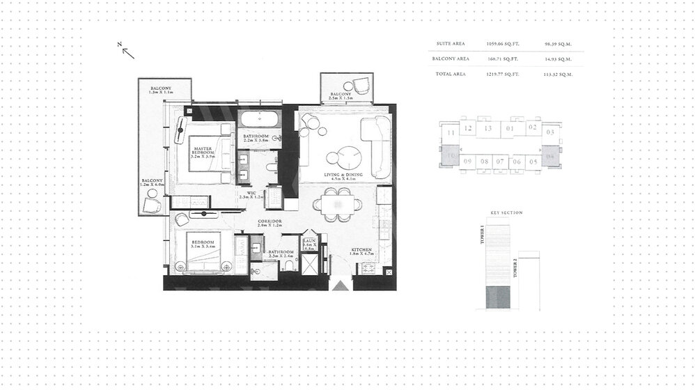 Immobilie kaufen - 2 Zimmer - The Opera District, VAE – Bild 7
