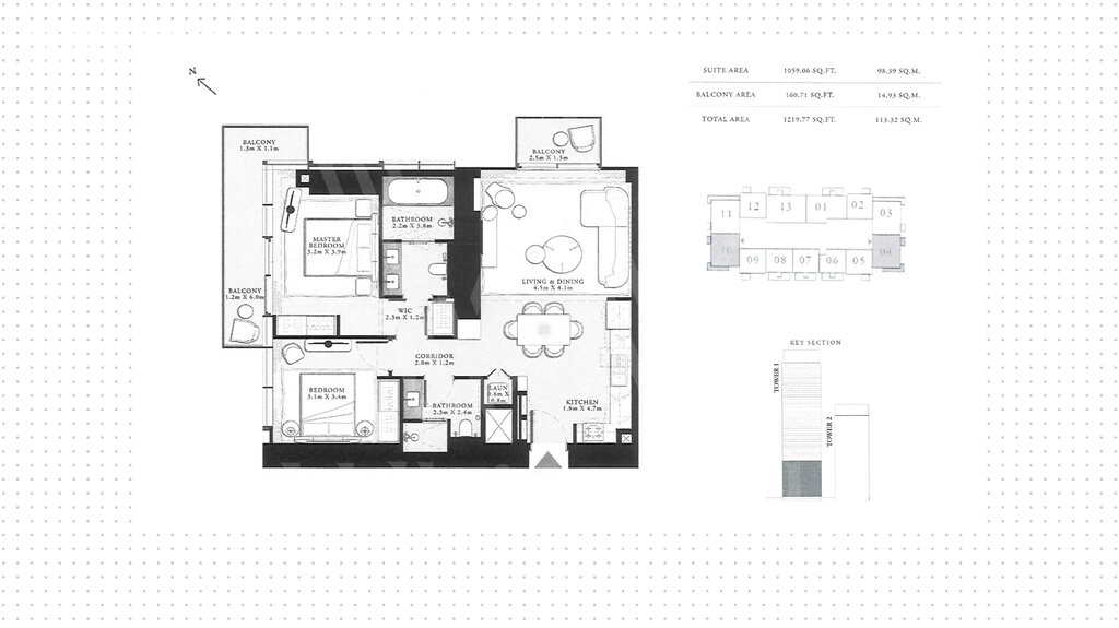 Apartments zum verkauf - Dubai - für 966.600 $ kaufen – Bild 1