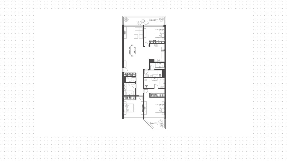 Immobilie kaufen - 3 Zimmer - Al Raha Beach, VAE – Bild 14