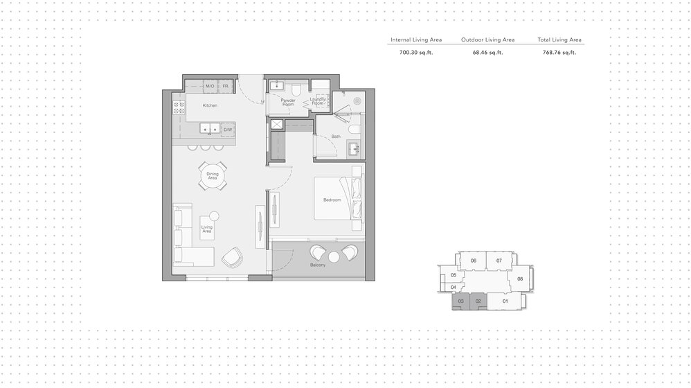 Immobilie kaufen - 1 Zimmer - Business Bay, VAE – Bild 23