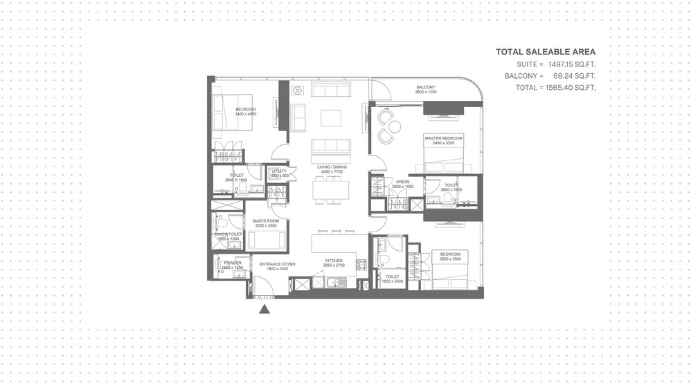 Buy a property - 3 rooms - Sobha Hartland, UAE - image 1