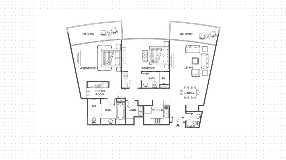 Апартаменты на продажу - Абу-Даби - Купить за 621 100 $ - изображение 22