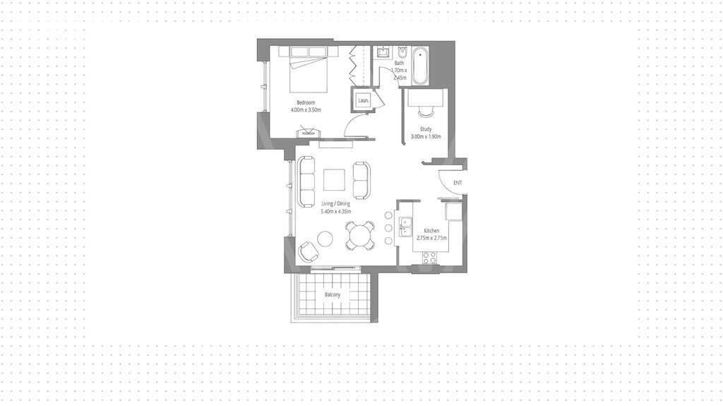 Stüdyo daireler satılık - Dubai - $476.500 fiyata satın al – resim 1