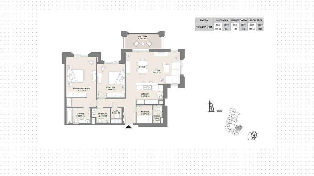 Immobilie kaufen - Madinat Jumeirah Living, VAE – Bild 1