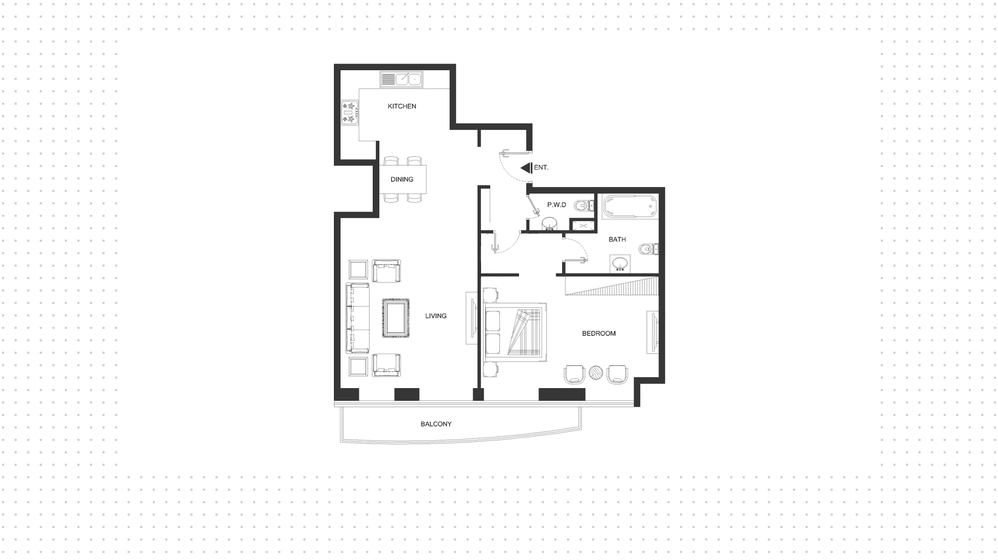 Immobilie kaufen - 2 Zimmer - Dubai, VAE – Bild 29