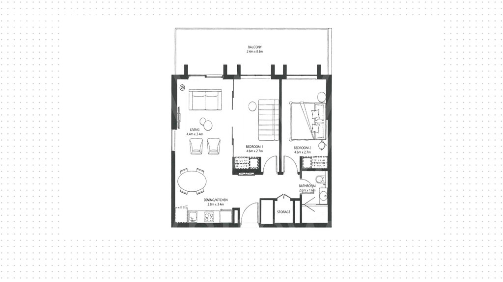 Apartamentos a la venta - Dubai - Comprar para 514.600 $ — imagen 1