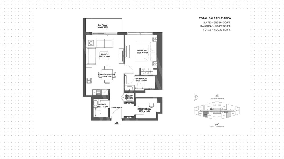 Апартаменты на продажу - город Дубай - Купить за 506 500 $ - изображение 22