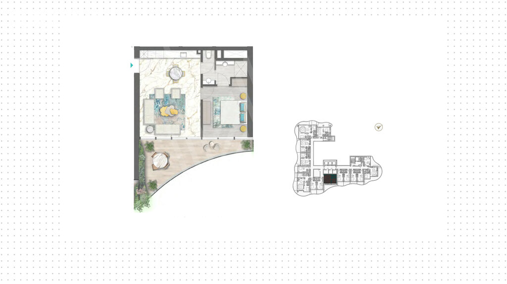 Apartamentos a la venta - Dubai - Comprar para 484.700 $ — imagen 1