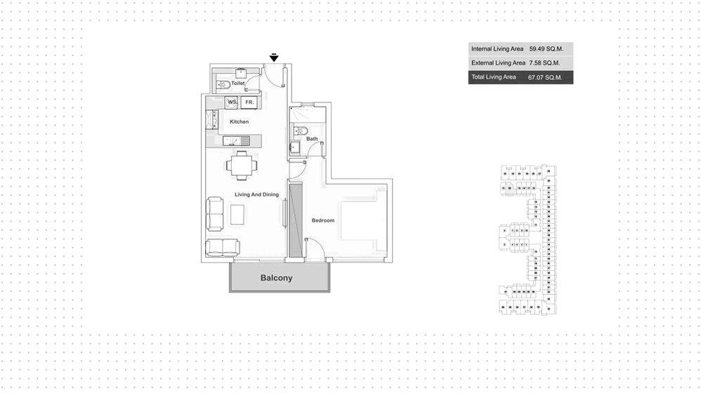 Compre una propiedad - 1 habitación - EAU — imagen 9
