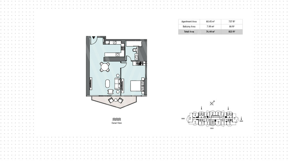 Compre 200 apartamentos  - 1 habitación - Business Bay, EAU — imagen 1