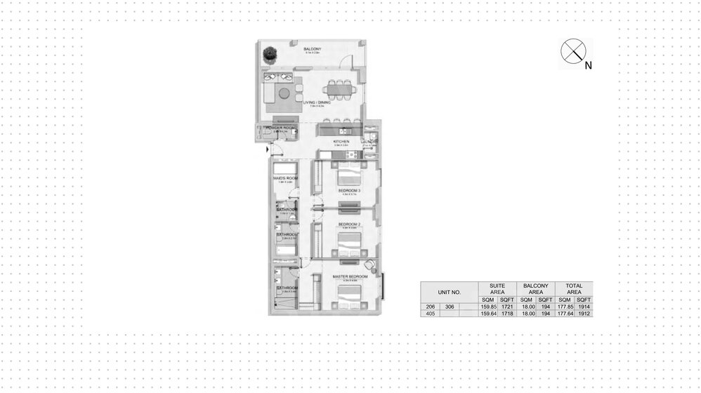 Compre una propiedad - 3 habitaciones - Dubai, EAU — imagen 10