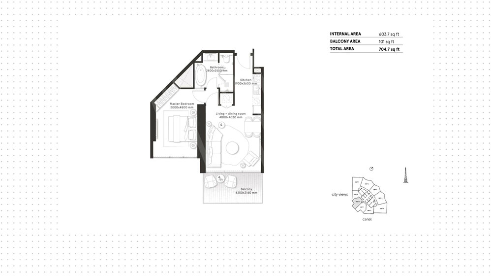 Compre 1411 apartamentos  - 1 habitación - EAU — imagen 25