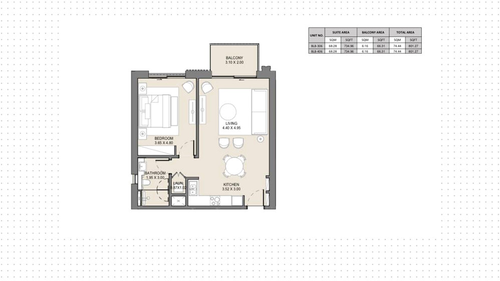 Immobilie kaufen - 1 Zimmer - Madinat Jumeirah Living, VAE – Bild 15