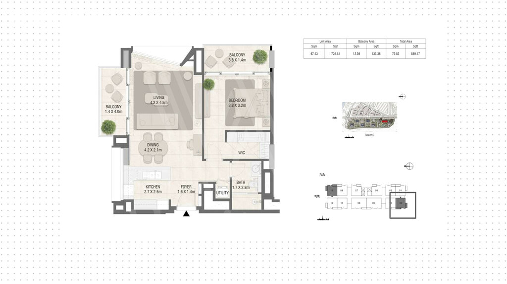 Apartamentos a la venta - Dubai - Comprar para 538.200 $ — imagen 1