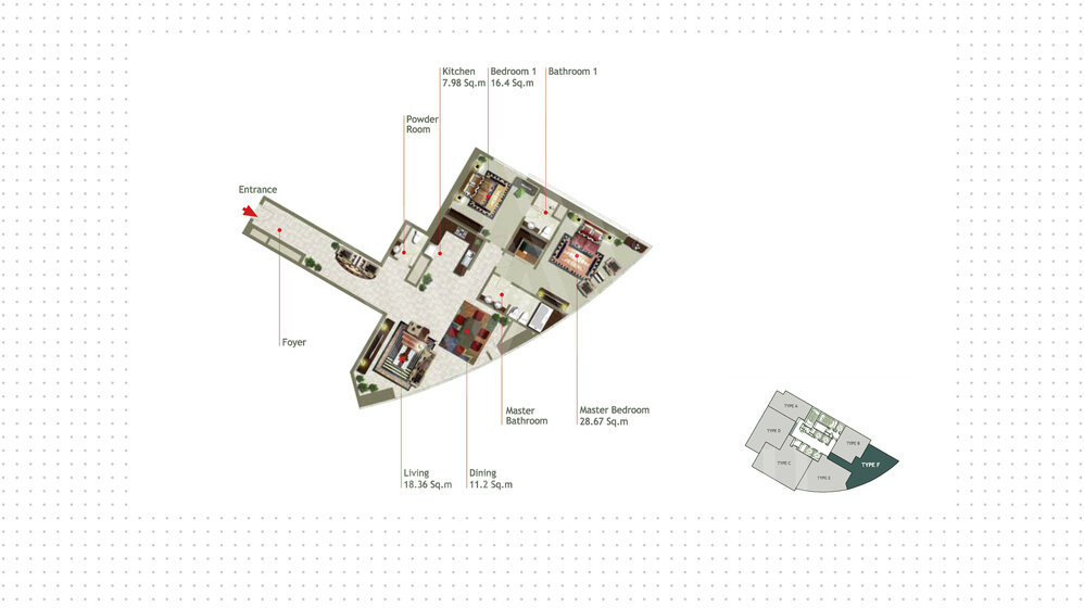 502 stüdyo daire satın al  - Abu Dabi, BAE – resim 5