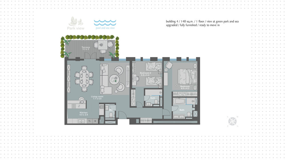 Купить недвижимость - 2 комнатные - Bluewaters Island, ОАЭ - изображение 5