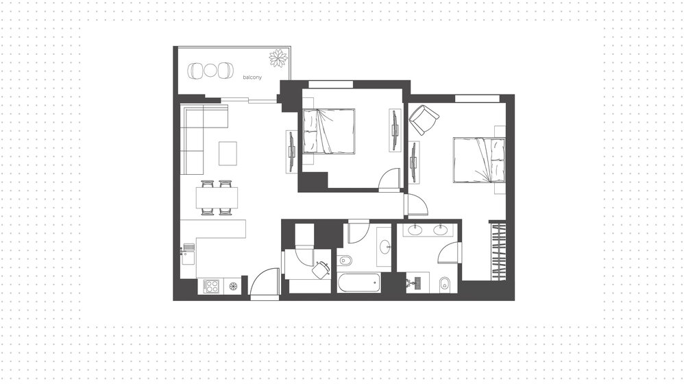 Compre 943 apartamentos  - 2 habitaciones - EAU — imagen 17