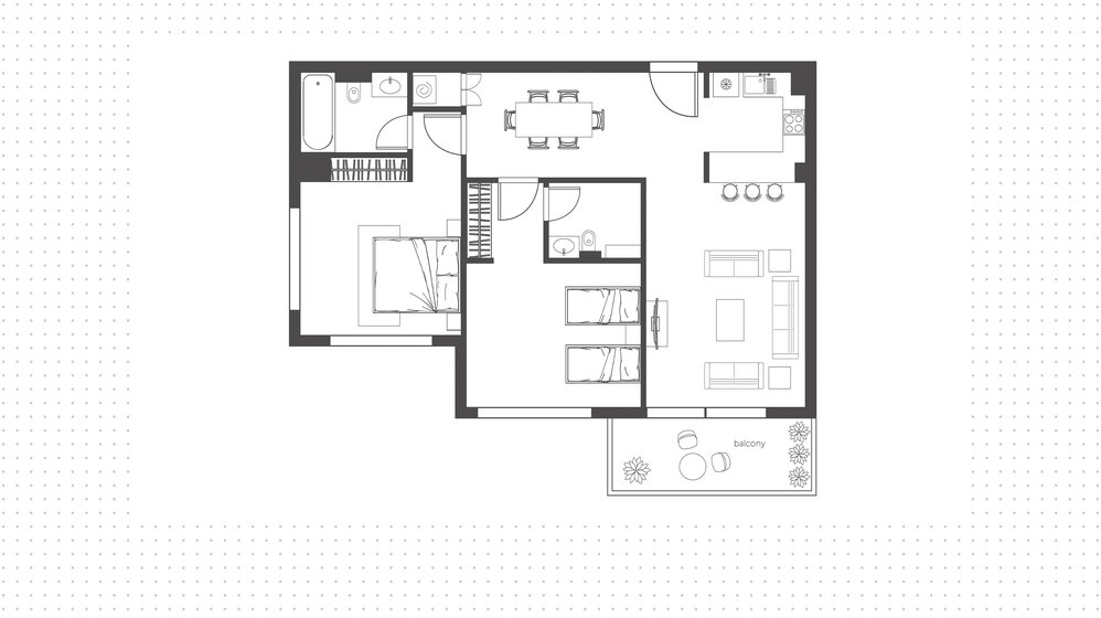 Compre una propiedad - 2 habitaciones - EAU — imagen 8