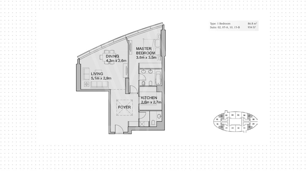 Compre una propiedad - 1 habitación - Abu Dhabi, EAU — imagen 22