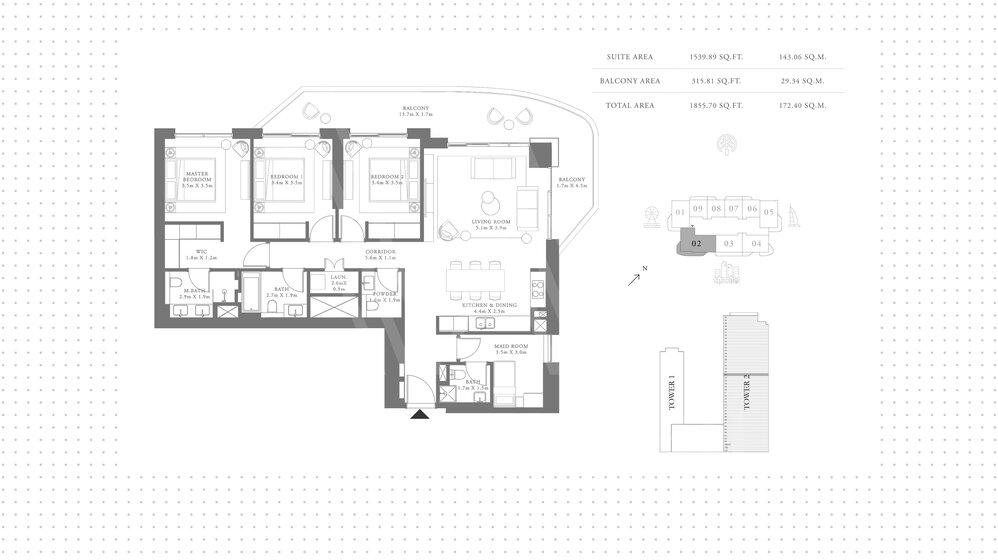 Acheter 4913 appartements - Dubai, Émirats arabes unis – image 25