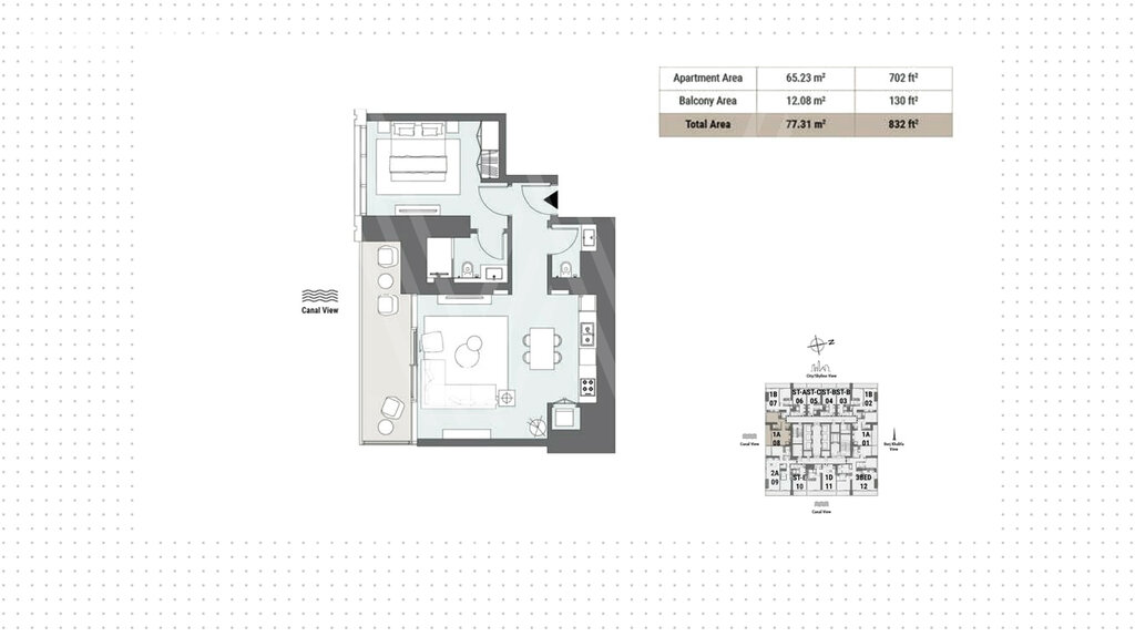 Stüdyo daireler satılık - Dubai - $626.300 fiyata satın al – resim 1