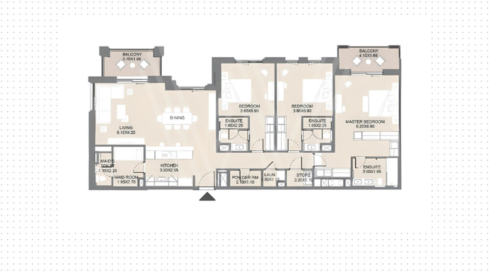 Immobilie kaufen - 3 Zimmer - Dubai, VAE – Bild 29