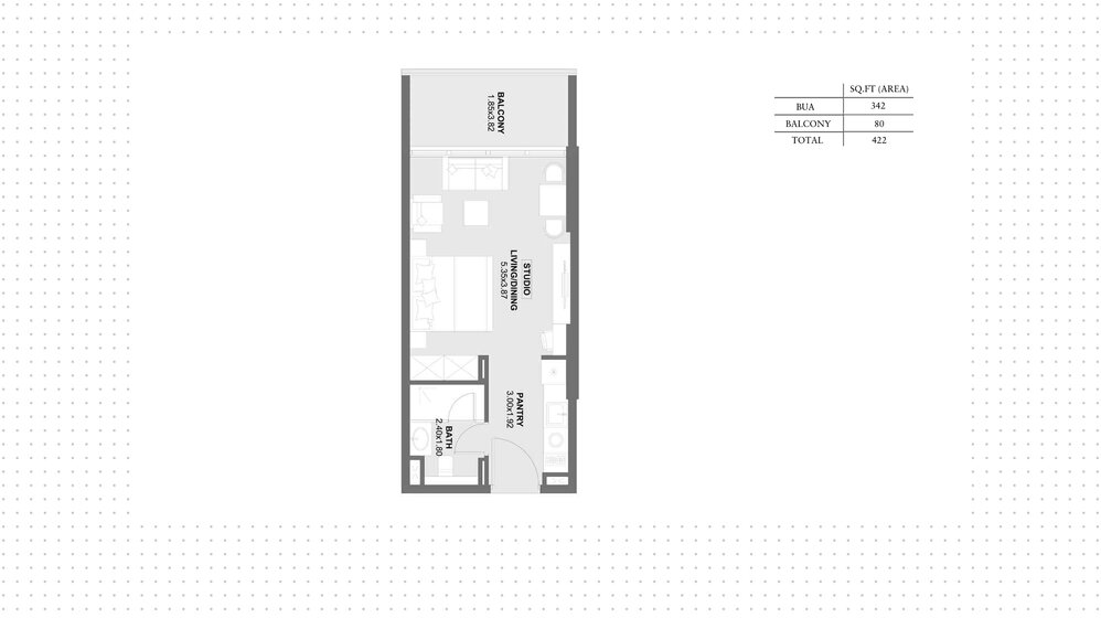 Compre 343 apartamentos  - Estudios - EAU — imagen 5