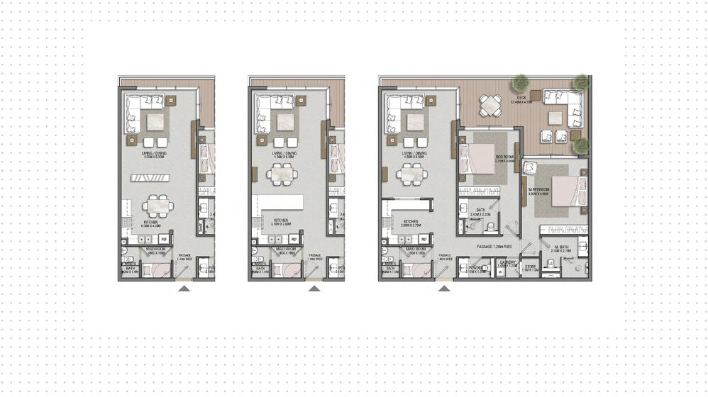 Compre una propiedad - 2 habitaciones - EAU — imagen 9