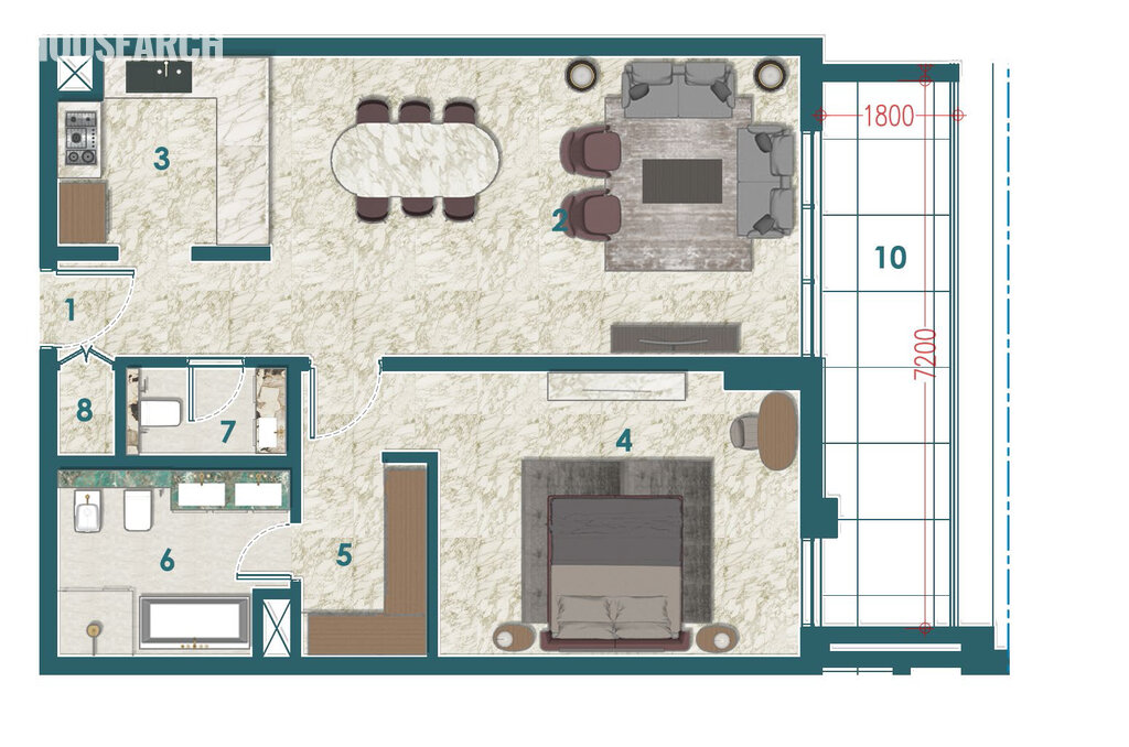 Avenue Residence 6 – resim 2