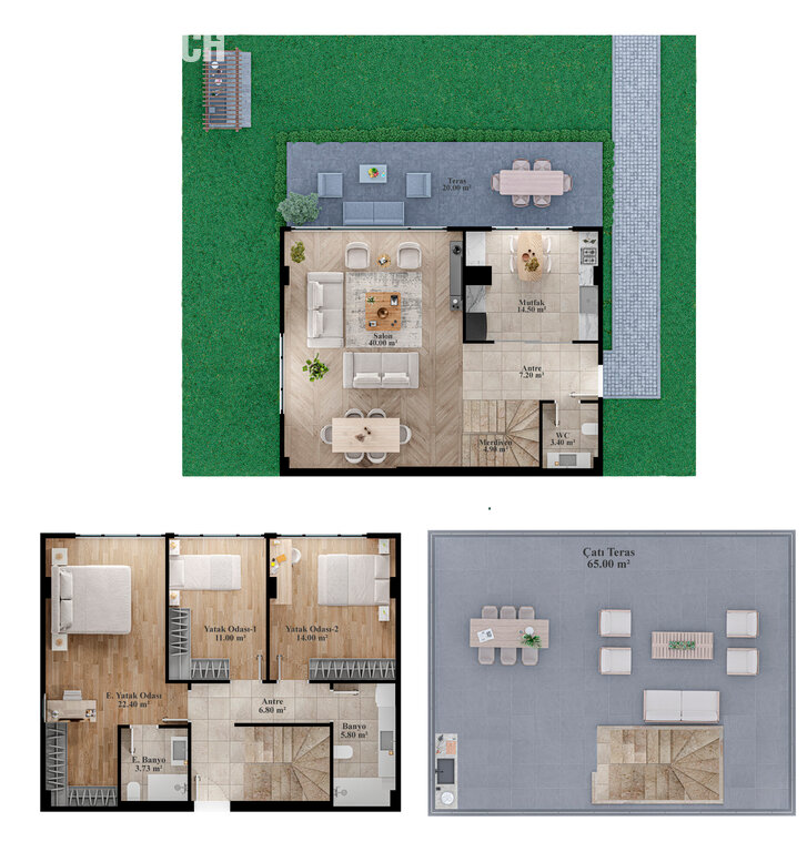 Ballica Sakli Bahce Villas – resim 2